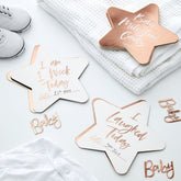 rose-gold-foiled-milestone-baby-shower-cards-twinkle-twinkle|TW814|Luck and Luck| 1